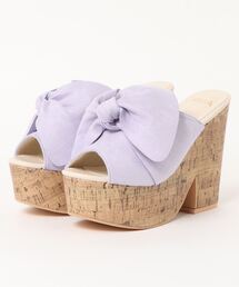 MIIA | リボンコルクサンダル(サンダル)