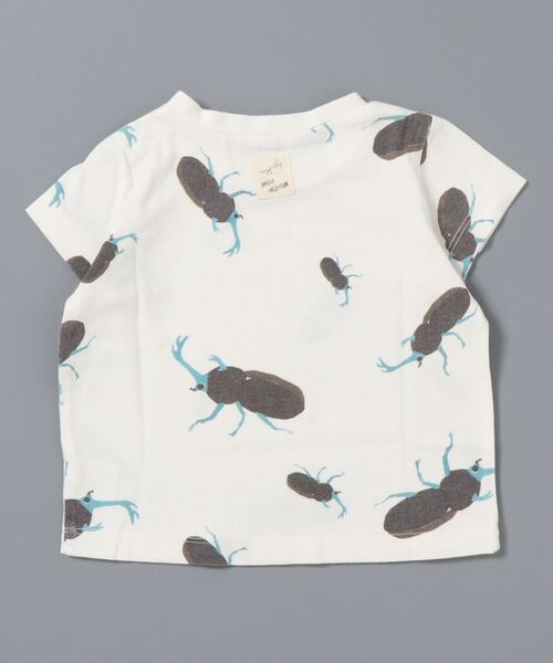 INSECT COLLECTION（インセクトコレクション）の「抗ウイルス・抗菌・防汚・消臭ランダムかぶとむしくんTシャツ（Tシャツ/カットソー・キッズ・オフホワイト・XL/S/M/L）」の2枚目の写真