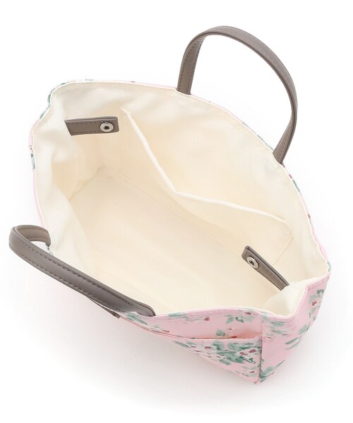 LAURA ASHLEY(ローラアシュレイ)の「フローラル横長トートバッグ(トートバッグ・レディース・ピンク系5/サックスブルー系/ホワイト系1・00)」の8枚目の写真