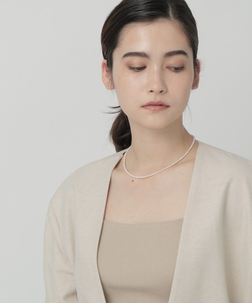 PAS TIERRA（パティエラ）の「[Maris] パールネックレス（ネックレス・レディース・イエローゴールド・FREE）」の7枚目の写真