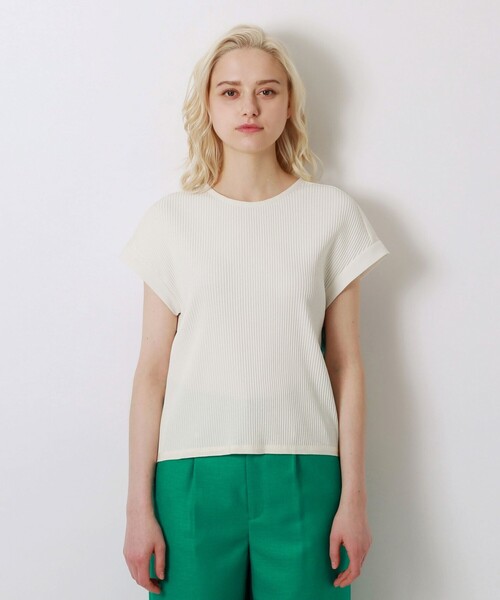 LOVELESS(ラブレス)の「マーブルコンビカットソー(Tシャツ/カットソー・レディース・オフホワイト/ネイビー・34/36)」の7枚目の写真