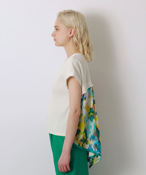 LOVELESS(ラブレス)の「マーブルコンビカットソー(Tシャツ/カットソー・レディース・オフホワイト/ネイビー・34/36)」の9枚目の写真