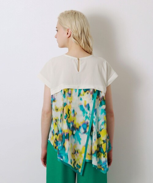 LOVELESS(ラブレス)の「マーブルコンビカットソー(Tシャツ/カットソー・レディース・オフホワイト/ネイビー・34/36)」の17枚目の写真