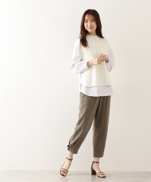 NATURAL BEAUTY BASIC（ナチュラルビューティーベーシック）の「シアーストラップサンダル（サンダル・レディース・ホワイト/ライトグリーン/ブラウン・MEDIUM/SMALL/LARGE）」の10枚目の写真