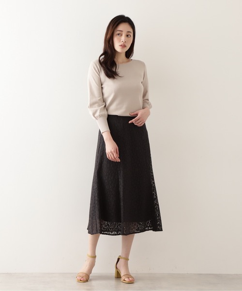 NATURAL BEAUTY BASIC（ナチュラルビューティーベーシック）の「シアーストラップサンダル（サンダル・レディース・ホワイト/ライトグリーン/ブラウン・MEDIUM/SMALL/LARGE）」の13枚目の写真