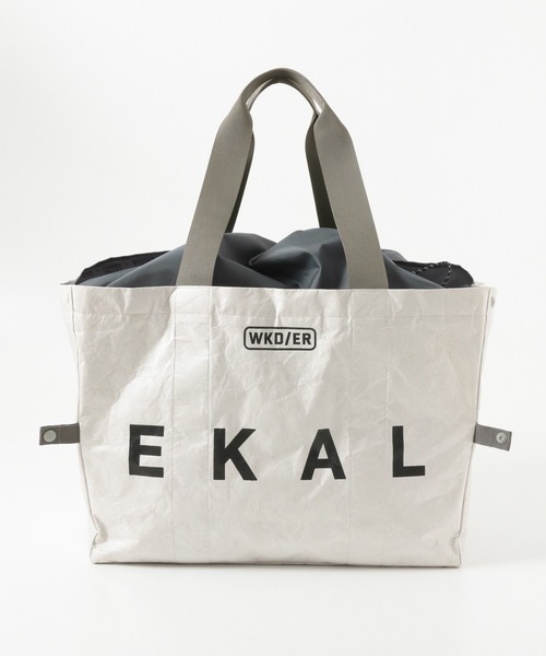 EKAL（エカル）の「『別注』 WEEKEND(ER)×EKAL　GROCERY COOL BAG（ハンドバッグ・メンズ・カーキ/グレー系その他・FREE）」の12枚目の写真