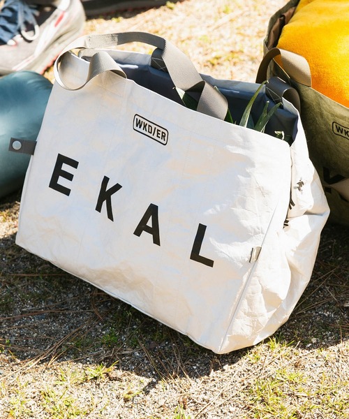 EKAL（エカル）の「『別注』 WEEKEND(ER)×EKAL　GROCERY COOL BAG（ハンドバッグ・メンズ・カーキ/グレー系その他・FREE）」の9枚目の写真