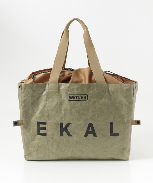 EKAL（エカル）の「『別注』 WEEKEND(ER)×EKAL　GROCERY COOL BAG（ハンドバッグ・メンズ・カーキ/グレー系その他・FREE）」の11枚目の写真