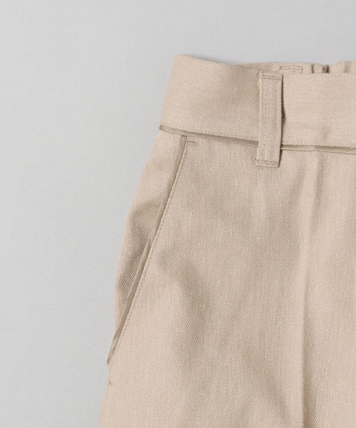 JEANASIS（ジーナシス）の「パイピングショートパンツ/942181（その他パンツ・レディース・ダークブラウン/ライトベージュ/キャメル・FREE）」の11枚目の写真