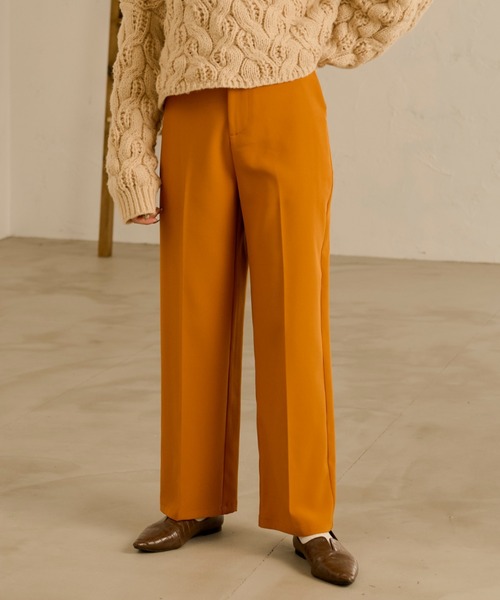 Ambre Neige（アンブルネージュ）の「パレットストレートパンツ／【WEB/EC限定商品】（スラックス・レディース・レッド/ピンク/イエロー/オレンジ/ブルー/ライトグリーン/グレー系その他・FREE）」の7枚目の写真