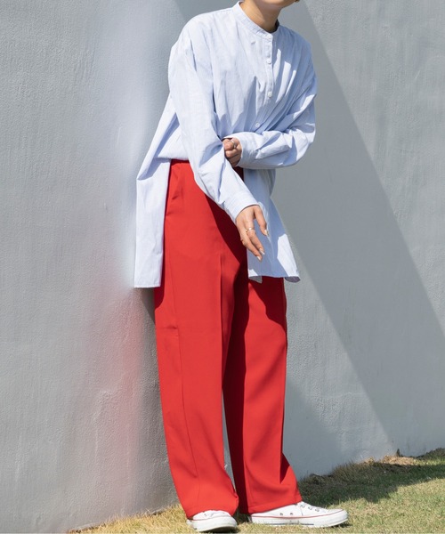 Ambre Neige（アンブルネージュ）の「パレットストレートパンツ／【WEB/EC限定商品】（スラックス・レディース・レッド/ピンク/イエロー/オレンジ/ブルー/ライトグリーン/グレー系その他・FREE）」の15枚目の写真