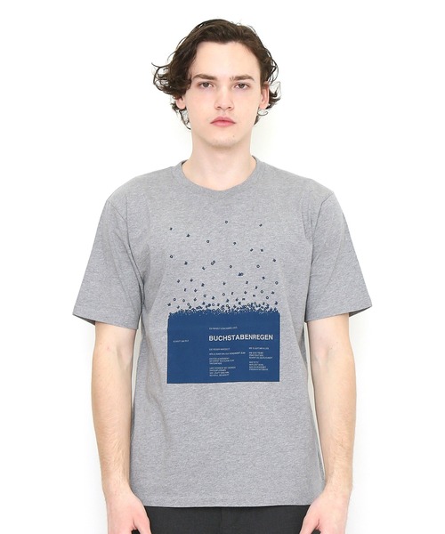 パウダータイポ Tシャツ ヘザーグレー Tシャツ カットソー Design Tshirts Store Graniph デザイン ティーシャツ ストア グラニフ のファッション通販 Zozotown