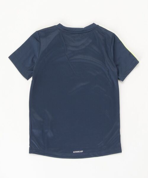 adidas（アディダス）の「アディダス adidas BD2MLOGOTシャツ（Tシャツ/カットソー・キッズ・ネイビー/ブラック×ホワイト・130cm/160cm/120cm/150cm/140cm）」の3枚目の写真