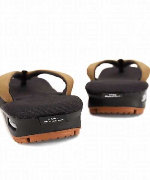 goyemon（ゴエモン）の「MANASTASH × GOYEMON/マナスタッシュ × ゴエモン　UNDA LIGHT "HEMP"　雲駄　ウンダライト ヘンプ/ サンダル / 57182894（サンダル・メンズ・ブラック/タン・MEDIUM）」の15枚目の写真