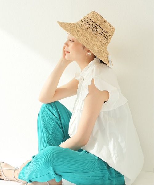 La Maison de Lyllis（メゾンドリリス）の「【La Maison de Lyllis/ラメゾンドリリス】 VAUCHO HAT：ハット（ハット・レディース・ベージュ・FREE）」の2枚目の写真