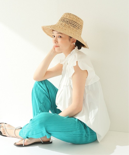 La Maison de Lyllis（メゾンドリリス）の「【La Maison de Lyllis/ラメゾンドリリス】 VAUCHO HAT：ハット（ハット・レディース・ベージュ・FREE）」の8枚目の写真