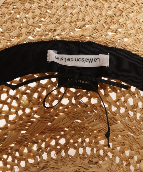 La Maison de Lyllis（メゾンドリリス）の「【La Maison de Lyllis/ラメゾンドリリス】 VAUCHO HAT：ハット（ハット・レディース・ベージュ・FREE）」の3枚目の写真