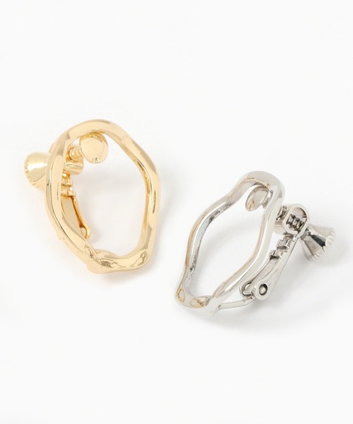 studio CLIP(スタディオクリップ)の「メタルサークルリングイヤリング(イヤリング・レディース・その他1/その他2・FREE)」の5枚目の写真