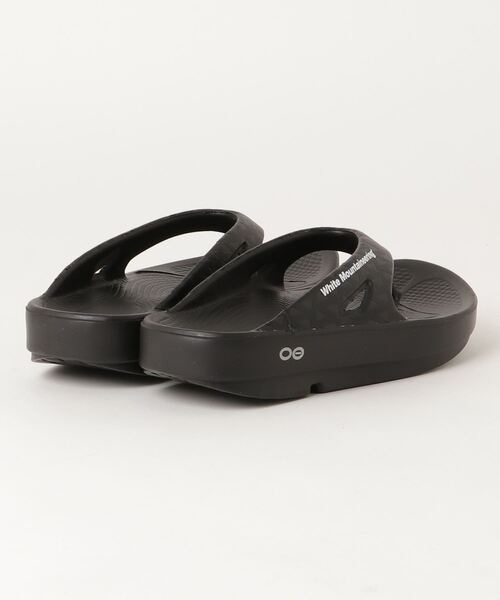 WHITE MOUNTAINEERING（ホワイトマウンテニアリング）の「【White Mountaineering】ホワイトマウンテニアリング WM× OOFOS SANDAL（サンダル・メンズ・ブラック・27cm/23cm/25cm/26cm/29cm/24㎝/28cm）」の2枚目の写真