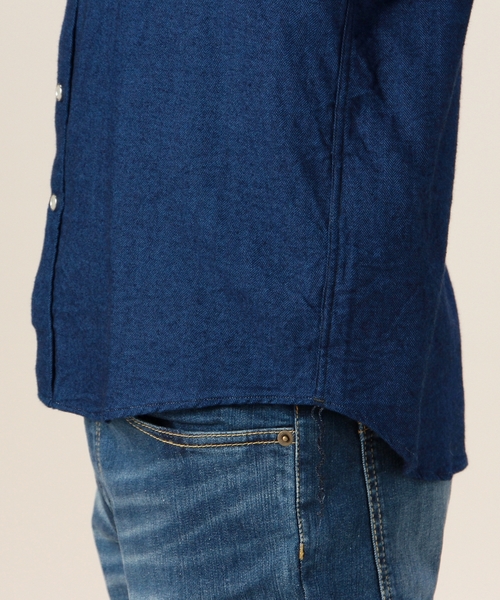 BEAUTY&YOUTH UNITED ARROWS（ビューティーアンドユースユナイテッドアローズ）の「＜SHUTTLE NOTES＞ HB/INDIGO WSTN/シャツ（シャツ/ブラウス・メンズ・ネイビー・SMALL/MEDIUM/LARGE）」の8枚目の写真