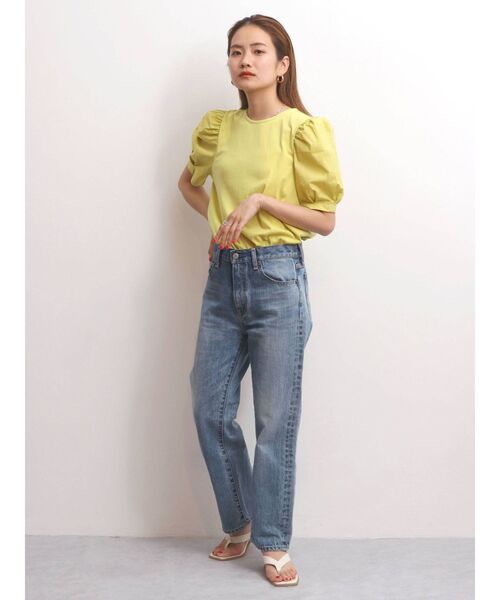 Ungrid（アングリッド）の「【WEB限定】パワショルパフスリーブTee（Tシャツ/カットソー・レディース・ブラック/オフホワイト/グリーン系その他・FREE）」の10枚目の写真