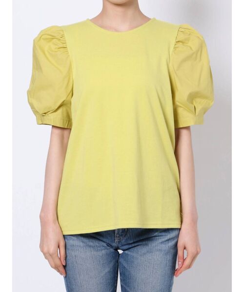 Ungrid（アングリッド）の「【WEB限定】パワショルパフスリーブTee（Tシャツ/カットソー・レディース・ブラック/オフホワイト/グリーン系その他・FREE）」の14枚目の写真