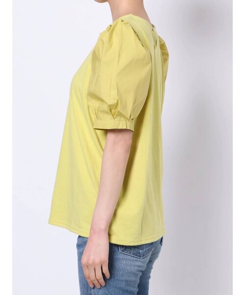 Ungrid（アングリッド）の「【WEB限定】パワショルパフスリーブTee（Tシャツ/カットソー・レディース・ブラック/オフホワイト/グリーン系その他・FREE）」の15枚目の写真