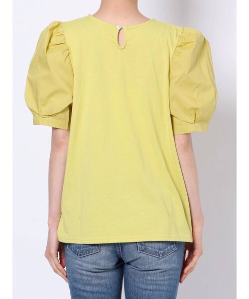 Ungrid（アングリッド）の「【WEB限定】パワショルパフスリーブTee（Tシャツ/カットソー・レディース・ブラック/オフホワイト/グリーン系その他・FREE）」の16枚目の写真