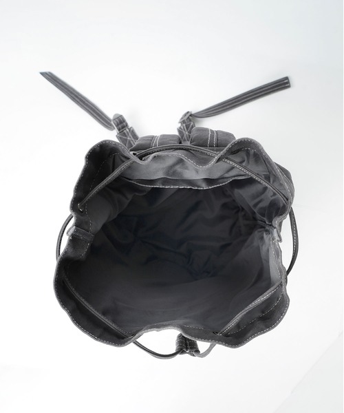 X-girl（エックスガール）の「EASY BACKPACK（バックパック/リュック・レディース・ホワイト/チャコール・ONE SIZE）」の8枚目の写真