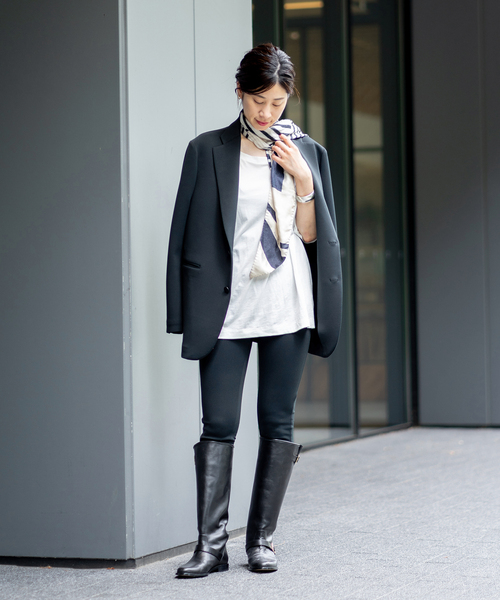 VERMEIL par iena(ヴェルメイユパーイエナ)の「【NEBULONI E./ネブローニ】 LUKE LONG BOOTS◆(ブーツ・レディース・ブラック・35/36/38/39/37)」の21枚目の写真