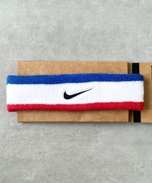 NIKE（ナイキ）の「NIKE(ナイキ)/スウッシュ 刺繍 無地 ヘアバンド ヘッドバンド（ヘアバンド）」