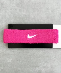 NIKE（ナイキ）の「NIKE(ナイキ)/スウッシュ 刺繍 無地 ヘアバンド ヘッドバンド（ヘアバンド）」