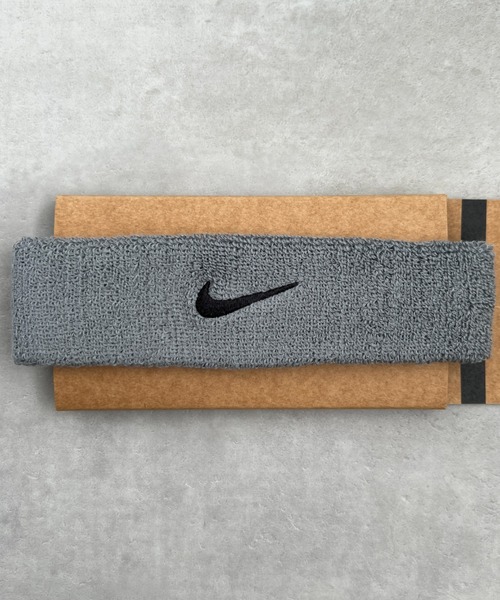 NIKE(ナイキ)/スウッシュ 刺繍 無地 ヘアバンド ヘッドバンド