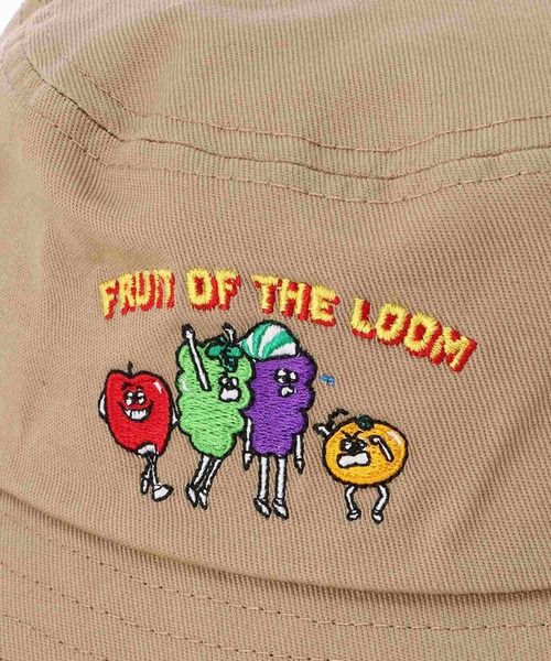 FRUIT OF THE LOOM(フルーツオブザルーム)の「FRUIT OF THE LOOM 【KIDS】FRUIT MAN BUCKET HAT(ハット・キッズ・ブラック/ベージュ/グリーン/レンガ・FREE)」の6枚目の写真