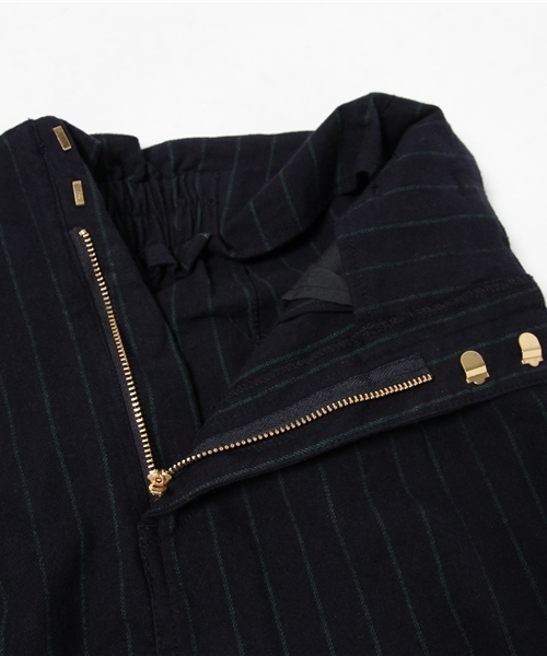 Heather（ヘザー）の「ピンストコクーンスカート　555159（スカート・レディース・ブラック×ホワイト/グリーン系その他/レッド系その他・MEDIUM/SMALL）」の11枚目の写真