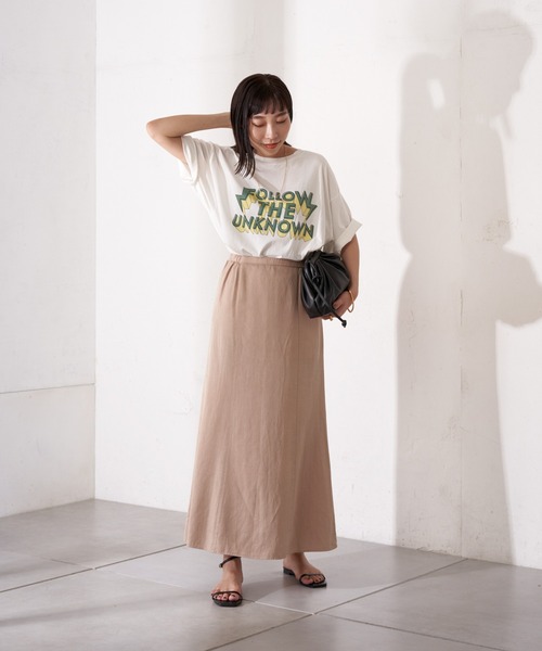 LOUNGEDRESS(ラウンジドレス)の「FOLLOW Tシャツ(Tシャツ/カットソー・レディース・ブラック/オフホワイト・FREE)」の22枚目の写真