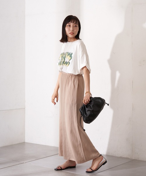 LOUNGEDRESS(ラウンジドレス)の「FOLLOW Tシャツ(Tシャツ/カットソー・レディース・ブラック/オフホワイト・FREE)」の4枚目の写真
