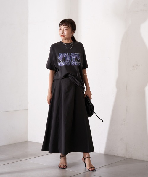 LOUNGEDRESS(ラウンジドレス)の「FOLLOW Tシャツ(Tシャツ/カットソー・レディース・ブラック/オフホワイト・FREE)」の16枚目の写真