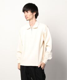 SHIPS | tone:DOUBLE FACE ZIP POLO(スウェット)