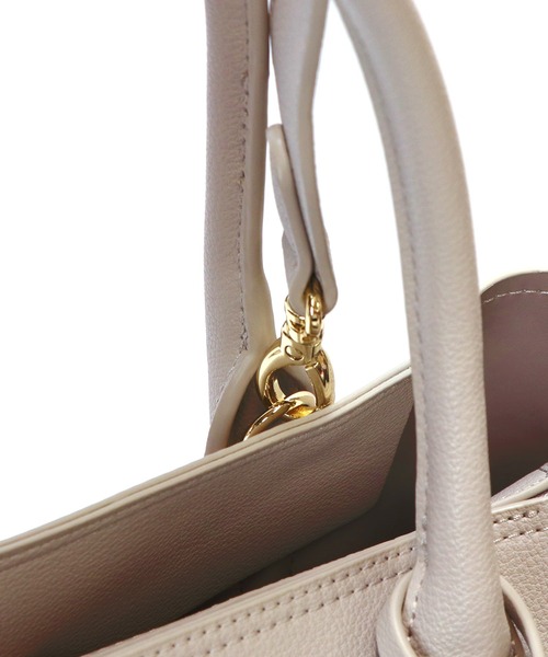 BASE（ベース）の「三層式 2WAY ショルダーバッグ ミニボストン 通勤バッグ（ショルダーバッグ・レディース・グレー/ブラック/ベージュ系その他/ベージュ/ブラウン・FREE）」の15枚目の写真