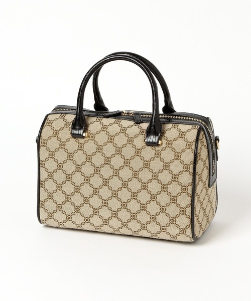 Andemiu(アンデミュウ)の「スクエアボストンバッグ217755(ボストンバッグ・レディース・ブラウン/マルチ/その他/ベージュ/ネイビー・FREE)」の14枚目の写真