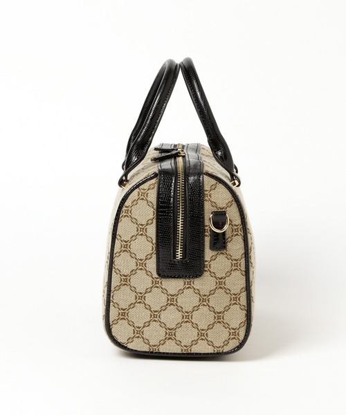 Andemiu(アンデミュウ)の「スクエアボストンバッグ217755(ボストンバッグ・レディース・ブラウン/マルチ/その他/ベージュ/ネイビー・FREE)」の15枚目の写真