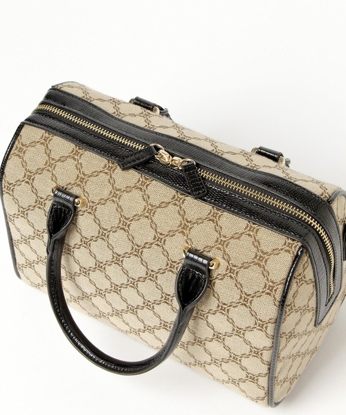 Andemiu(アンデミュウ)の「スクエアボストンバッグ217755(ボストンバッグ・レディース・ブラウン/マルチ/その他/ベージュ/ネイビー・FREE)」の19枚目の写真