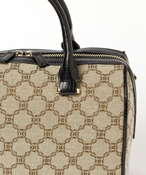 Andemiu(アンデミュウ)の「スクエアボストンバッグ217755(ボストンバッグ・レディース・ブラウン/マルチ/その他/ベージュ/ネイビー・FREE)」の20枚目の写真