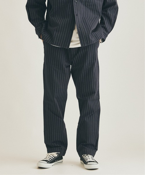 Lee（リー）の「【Lee×JOURNAL STANDARD / リー】別注 WORK STRIPE パンツ（その他パンツ・メンズ・ブラウン/グリーン/ネイビー・SMALL/MEDIUM/LARGE）」の9枚目の写真