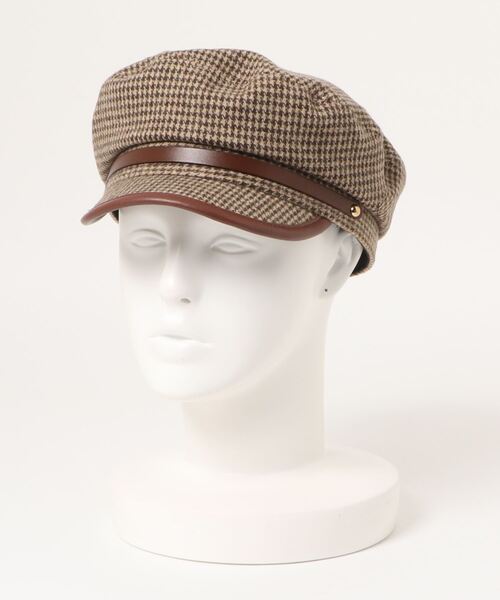 N.（N. Natural Beauty Basic）（エヌエヌナチュラルビューティーベーシック）の「【Casselini】チェック柄キャスケット（ハット・レディース・ベージュ系その他・FREE）」の10枚目の写真