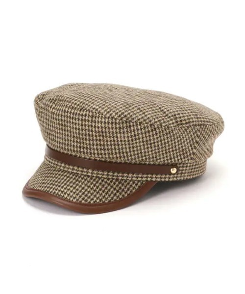 N.（N. Natural Beauty Basic）（エヌエヌナチュラルビューティーベーシック）の「【Casselini】チェック柄キャスケット（ハット・レディース・ベージュ系その他・FREE）」の4枚目の写真