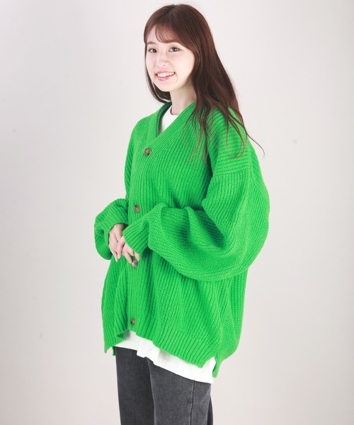 セール】モヘヤタッチ ボリュームスリーブV オーバーサイズ