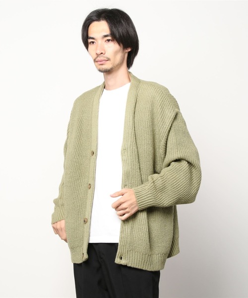 Zootie - 新品 くすみピンク ニットカーディガン ボリューム袖