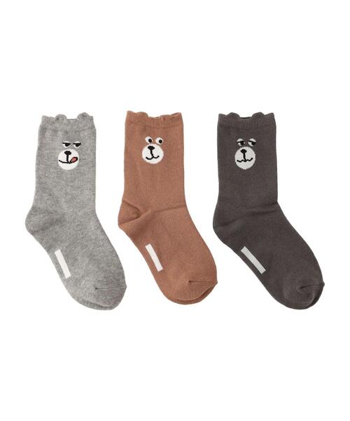 coen（コーエン）の「【coen キッズ】コーエンベアセットソックス２（ソックス/靴下・キッズ・その他1・FREE）」の3枚目の写真